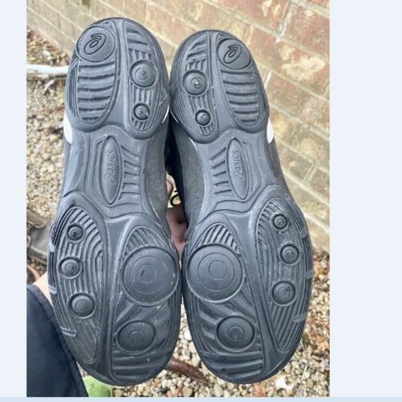 Asics Men Black White Matflex Wrestling Shoe 11.5 - Picture 4 of 6